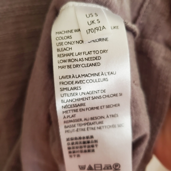 Anthropologie Crop Dolman Sleeve Top Grey Size Small - Picture 6 of 8